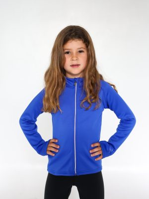JIV premier training jacket, child, blue