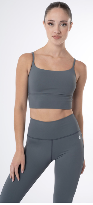 ester charcoal sports bra image 1